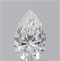 Natural Diamond 0.70 Carats, Pear with  Cut, F Color, VS1 Clarity and Certified by GIA