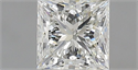 Natural Diamond 0.81 Carats, Princess with  Cut, K Color, SI1 Clarity and Certified by GIA