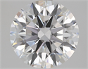 Natural Diamond 2.18 Carats, Round with Excellent Cut, D Color, FL Clarity and Certified by GIA