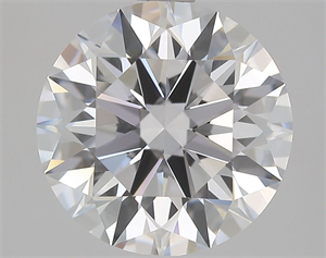 Picture of Natural Diamond 2.18 Carats, Round with Excellent Cut, D Color, FL Clarity and Certified by GIA