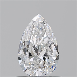 Picture of Natural Diamond 0.70 Carats, Pear with  Cut, E Color, VVS2 Clarity and Certified by GIA