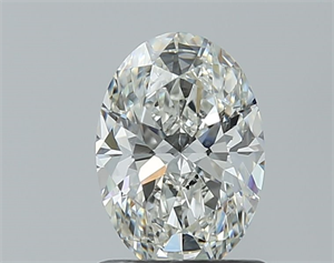 Picture of Natural Diamond 1.01 Carats, Oval with  Cut, I Color, VS2 Clarity and Certified by GIA