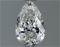 Natural Diamond 0.60 Carats, Pear with  Cut, I Color, VS2 Clarity and Certified by GIA