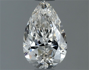 Picture of Natural Diamond 0.60 Carats, Pear with  Cut, I Color, VS2 Clarity and Certified by GIA