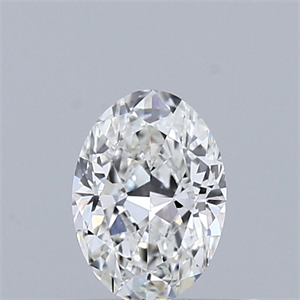 Foto Diamante Natural 0.40 quilates, Ovalado , Color H, claridad VVS2 y certificado GIA de