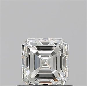 Picture of Natural Diamond 0.70 Carats, Asscher with  Cut, J Color, VVS2 Clarity and Certified by GIA
