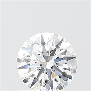 Picture of Lab Grown Diamond 1.06 Carats, Round with Ideal Cut, D Color, VS1 Clarity and Certified by IGI