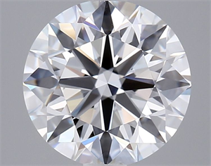 Picture of Lab Grown Diamond 2.04 Carats, Round with Ideal Cut, D Color, VVS2 Clarity and Certified by IGI