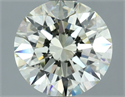 Natural Diamond 1.60 Carats, Round with Excellent Cut, M Color, VVS2 Clarity and Certified by IGI