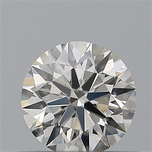 Picture of Natural Diamond 0.40 Carats, Round with Excellent Cut, I Color, IF Clarity and Certified by IGI
