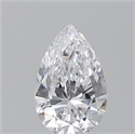 Diamante Natural 0.60 quilates, De pera , Color D, claridad VS1 y certificado GIA