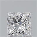 Natural Diamond 0.80 Carats, Princess with  Cut, D Color, VS1 Clarity and Certified by GIA