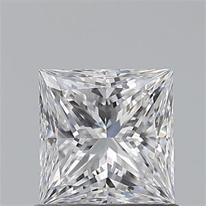 Picture of Natural Diamond 0.80 Carats, Princess with  Cut, D Color, VS1 Clarity and Certified by GIA