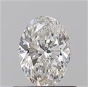 Diamante Natural 0.54 quilates, Ovalado , Color F, claridad VS2 y certificado GIA
