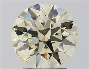 Foto Diamante Natural 2.50 quilates, Redondo , Color L, claridad SI1 y certificado IGI de