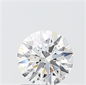 Lab Grown Diamond 1.03 Carats, Round with Ideal Cut, E Color, VS2 Clarity and Certified by IGI