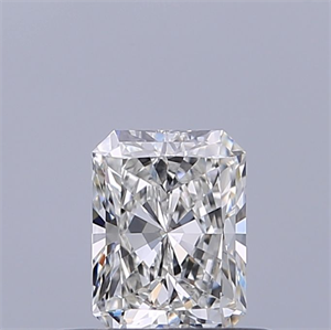 Picture of Natural Diamond 0.42 Carats, Radiant with  Cut, G Color, VS2 Clarity and Certified by GIA