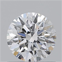 Natural Diamond 0.77 Carats, Round with Excellent Cut, D Color, VVS1 Clarity and Certified by GIA