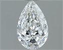 Natural Diamond 1.00 Carats, Pear with  Cut, H Color, VS1 Clarity and Certified by GIA