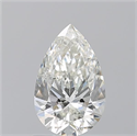 Natural Diamond 1.03 Carats, Pear with  Cut, J Color, SI2 Clarity and Certified by GIA