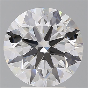 Picture of Lab Grown Diamond 4.52 Carats, Round with Excellent Cut, E Color, VVS2 Clarity and Certified by IGI
