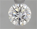 Natural Diamond 0.70 Carats, Round with Excellent Cut, F Color, VVS1 Clarity and Certified by GIA