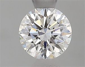 Picture of Natural Diamond 0.70 Carats, Round with Excellent Cut, F Color, VVS1 Clarity and Certified by GIA