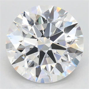 Picture of Lab Grown Diamond 4.17 Carats, Round with Excellent Cut, D Color, VVS1 Clarity and Certified by GIA