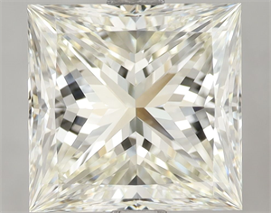 Picture of Natural Diamond 3.03 Carats, Princess with  Cut, K Color, IF Clarity and Certified by IGI
