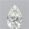 Natural Diamond 1.03 Carats, Pear with  Cut, H Color, SI1 Clarity and Certified by GIA