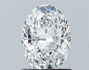 Picture of Natural Diamond 1.01 Carats, Oval with  Cut, D Color, VS1 Clarity and Certified by GIA