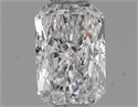 Diamante Natural 0.62 quilates, Radiante , Color D, claridad SI2 y certificado IGI