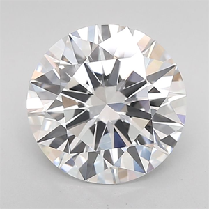 Picture of Lab Grown Diamond 2.88 Carats, Round with Excellent Cut, D Color, VVS2 Clarity and Certified by IGI