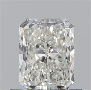 Picture of Natural Diamond 0.72 Carats, Radiant with  Cut, J Color, VVS2 Clarity and Certified by GIA