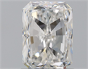 Natural Diamond 1.50 Carats, Radiant with  Cut, F Color, VS1 Clarity and Certified by GIA