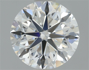 Picture of Natural Diamond 0.91 Carats, Round with Very Good Cut, F Color, VVS2 Clarity and Certified by GIA