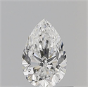 Diamante Natural 0.50 quilates, De pera , Color E, claridad VS2 y certificado GIA