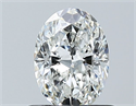 Diamante Natural 0.70 quilates, Ovalado , Color G, claridad SI1 y certificado GIA