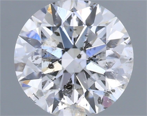 Picture of Natural Diamond 0.71 Carats, Round with Excellent Cut, F Color, I1 Clarity and Certified by IGI