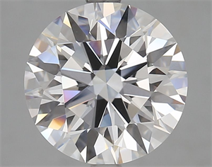 Picture of Lab Grown Diamond 3.90 Carats, Round with Excellent Cut, D Color, IF Clarity and Certified by GIA
