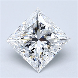 Picture of Natural Diamond 3.05 Carats, Princess with  Cut, D Color, VS1 Clarity and Certified by GIA