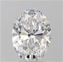 Natural Diamond 4.01 Carats, Oval with  Cut, E Color, VS1 Clarity and Certified by GIA