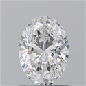 Natural Diamond 1.01 Carats, Oval with  Cut, E Color, VS2 Clarity and Certified by GIA