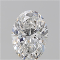 Diamante Natural 0.70 quilates, Ovalado , Color F, claridad SI1 y certificado GIA