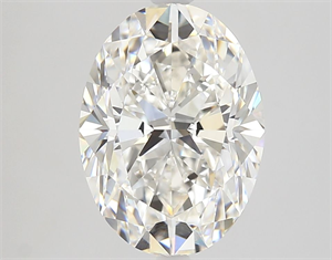 Picture of Natural Diamond 2.56 Carats, Oval with  Cut, F Color, VVS1 Clarity and Certified by GIA