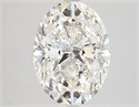 Natural Diamond 2.56 Carats, Oval with  Cut, F Color, VVS1 Clarity and Certified by GIA