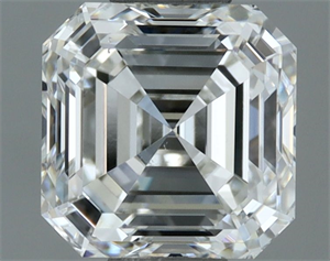 Picture of Natural Diamond 1.03 Carats, Asscher with  Cut, G Color, VS2 Clarity and Certified by IGI