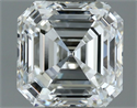 Natural Diamond 1.03 Carats, Asscher with  Cut, G Color, VS2 Clarity and Certified by IGI