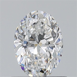 Picture of Natural Diamond 0.70 Carats, Oval with  Cut, E Color, VS2 Clarity and Certified by GIA