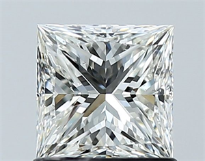Foto Diamante Natural 1.01 quilates, Princesa , Color I, claridad SI1 y certificado GIA de